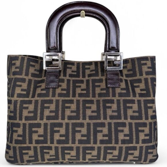 FENDI Vintage FF Zucca Tote Bag